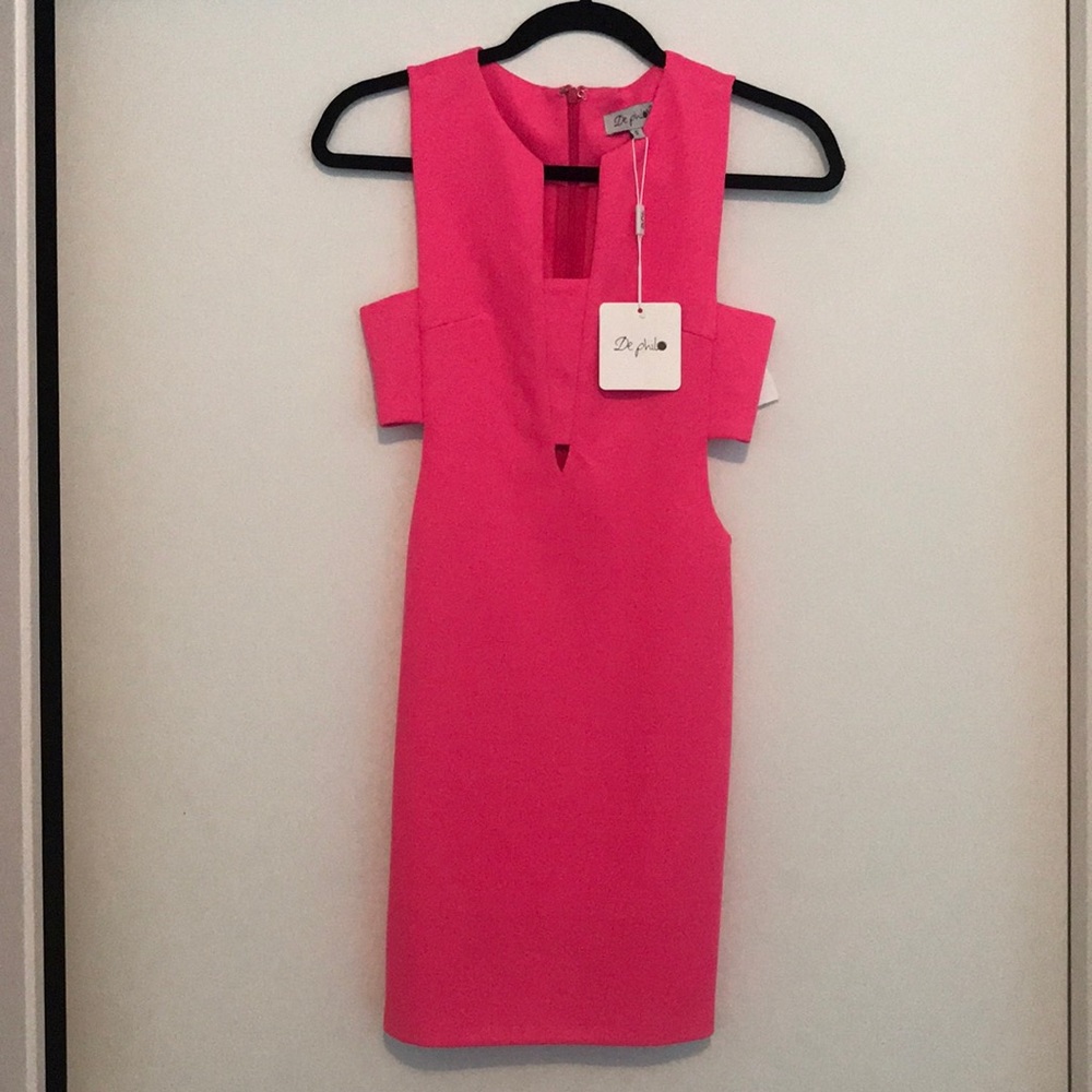 Hot Pink Party Dress NWT